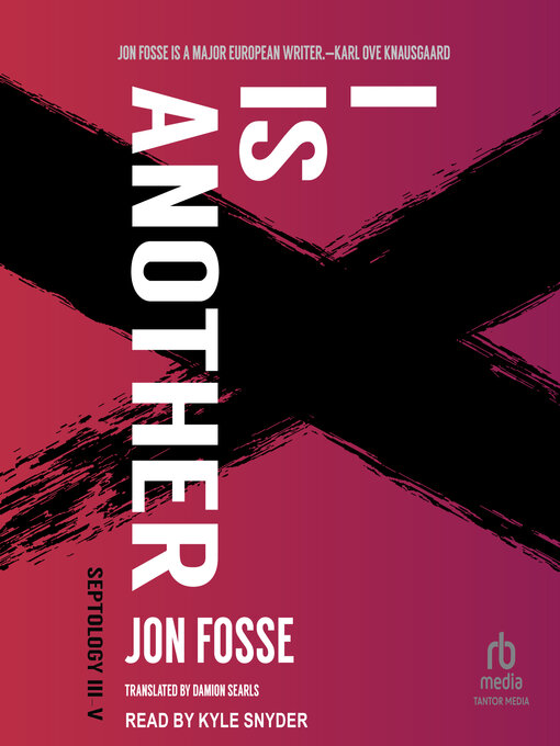 Title details for I is Another by Jon Fosse - Wait list